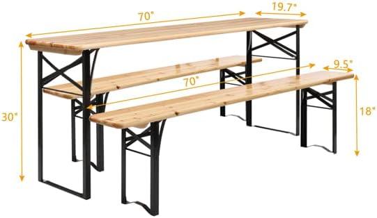 Spacious & sturdy Outdoor Dining Set Perfect for Any Gathering