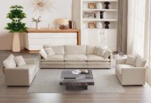 Spacious Stylish Exploring Mikibama Cloud Like Sofa Set