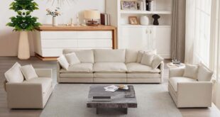 Spacious Stylish Exploring Mikibama Cloud Like Sofa Set