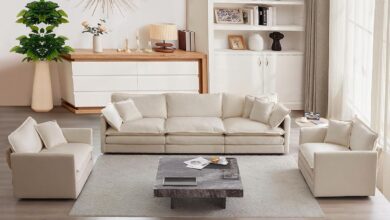 Spacious Stylish Exploring Mikibama Cloud Like Sofa Set