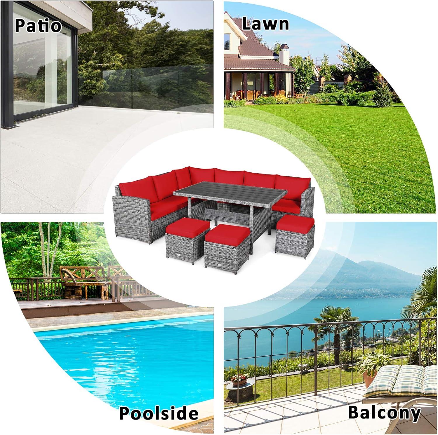 Spacious & Stylish: Exploring the Tangkula 7-Piece Patio Set