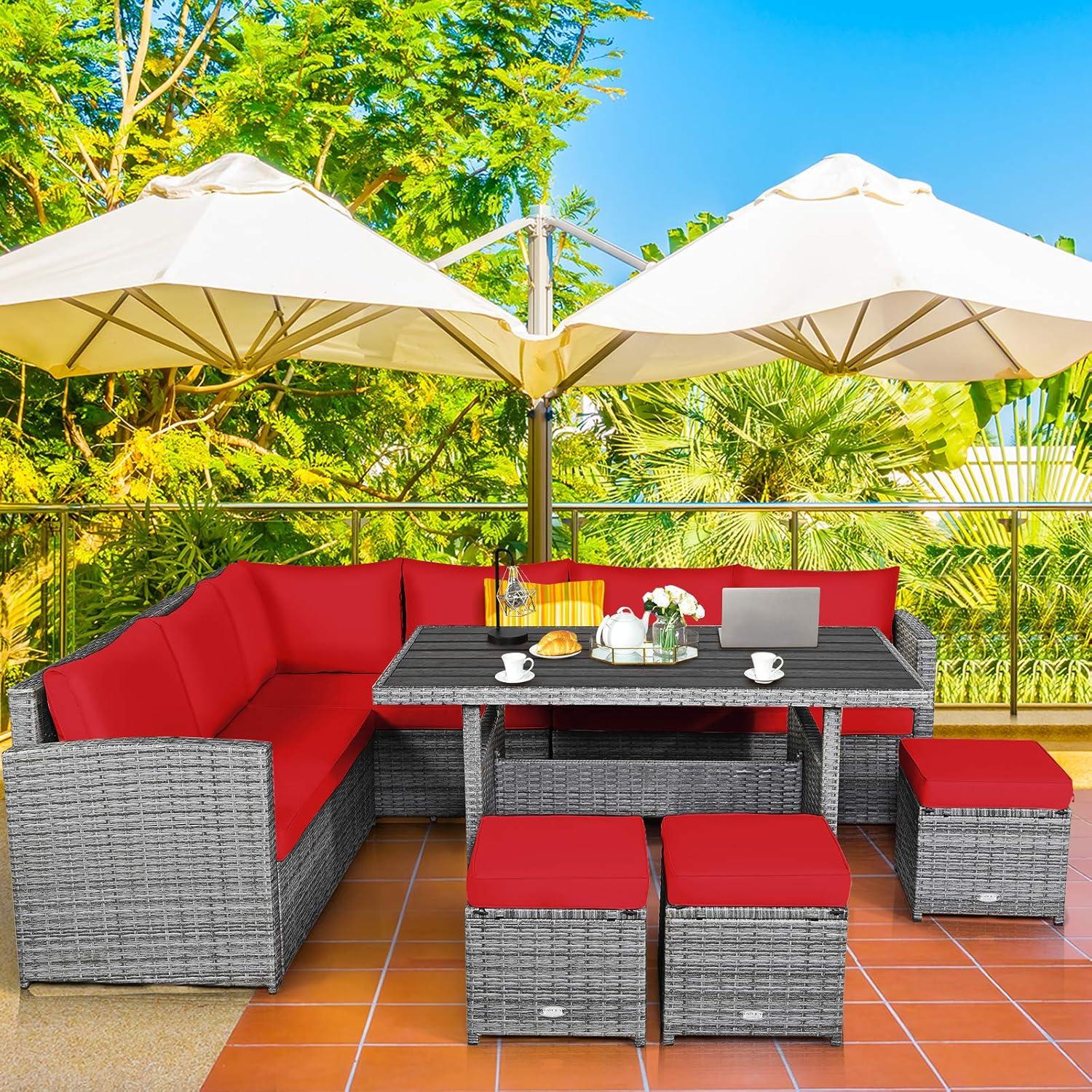 spacious & Stylish: Exploring the Tangkula 7-Piece Patio Set