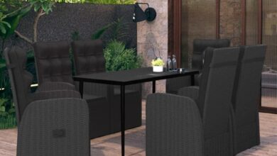 Spending Evenings In Style Black Rattan Garden Dining Set Review