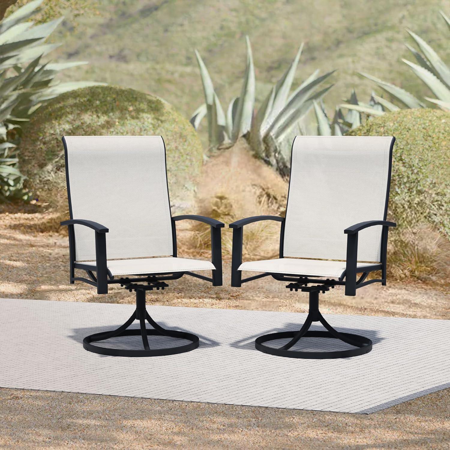 Spinning Comfort Exploring Outdoor Swivel Dining Chairs Together