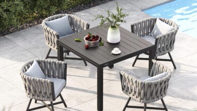 Spinning Comfort Meets Style Outdoor Dining Set Review