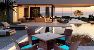 Sunnymall Outdoor Wicker Dining Set For Your Compact Patio