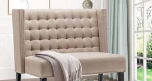 Tongli 46 Small Loveseat Settee Fits Your Narrow Entryway