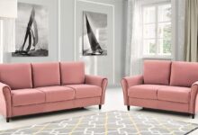 Transforming Living Spaces With The Stoughton Rose Mid Century Sofa Set