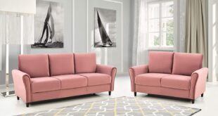 Transforming Living Spaces With The Stoughton Rose Mid Century Sofa Set