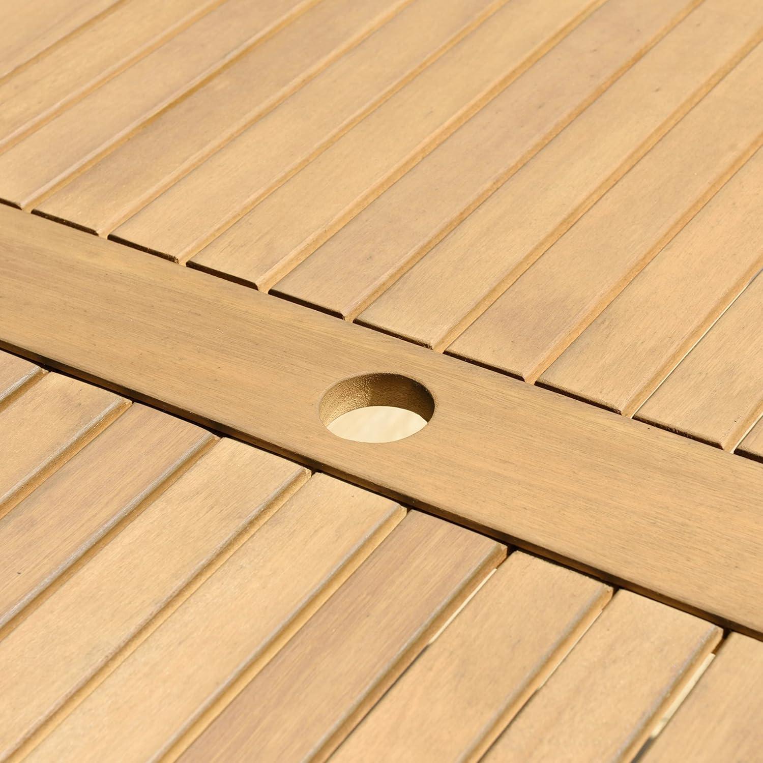 Transforming Our Backyard with Urban Elements' Stylish Teak Patio Set