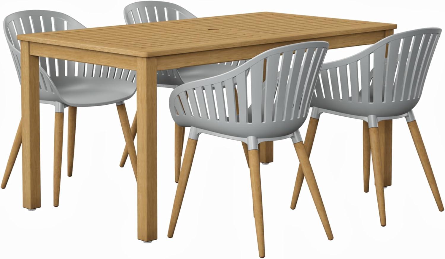 Transforming our Backyard with Urban Elements' Stylish Teak Patio Set