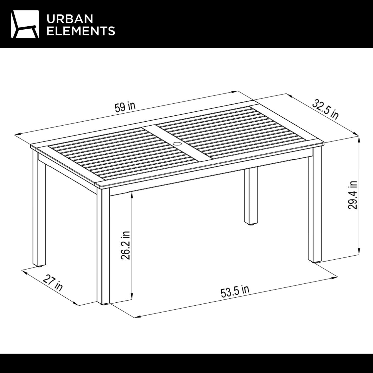 Transforming Our Backyard with Urban Elements' Stylish Teak Patio Set