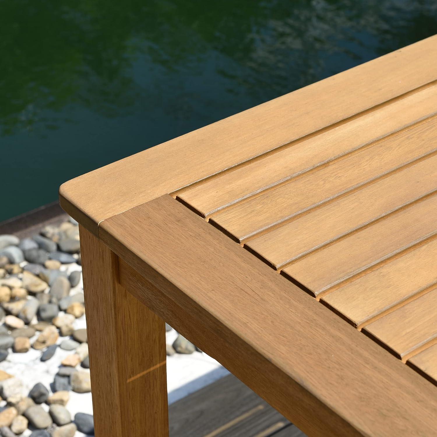 Transforming Our Backyard with Urban Elements' Stylish Teak Patio Set