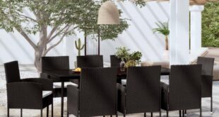 Transforming Our Outdoor Space With A Stylish Black Patio Set