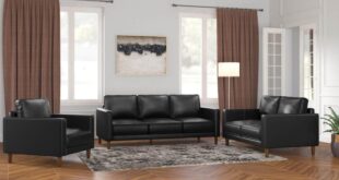 Transforming Our Space Modern Comfort With A Leather Living Set
