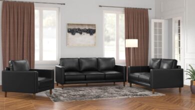 Transforming Our Space Modern Comfort With A Leather Living Set