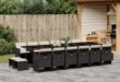 Transforming Outdoor Dining With A Chic 17 Piece Rattan Set