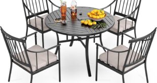 Transforming Outdoor Spaces The Phi Villa 5 Piece Dining Set Review