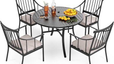 Transforming Outdoor Spaces The Phi Villa 5 Piece Dining Set Review