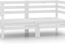 Transforming Outdoor Spaces With A Modular White Pine Wood Sofa Set