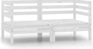 Transforming Outdoor Spaces With A Modular White Pine Wood Sofa Set