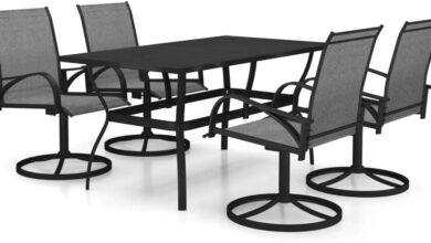 Transforming Outdoor Spaces With A Stylish 5 Piece Metal Patio Set