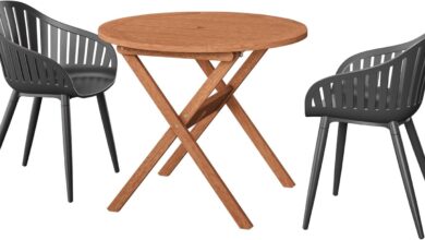 Transforming Outdoor Spaces With Amazonia Eucalyptus Wood Dining Set