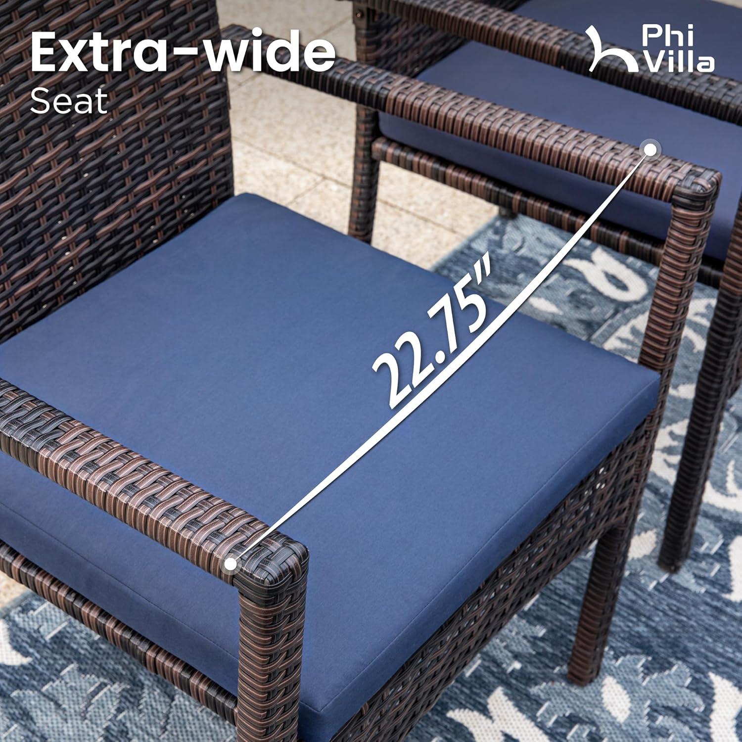 Transforming Outdoor Spaces with PHI VILLA's Elegant 9-Piece Dining Set