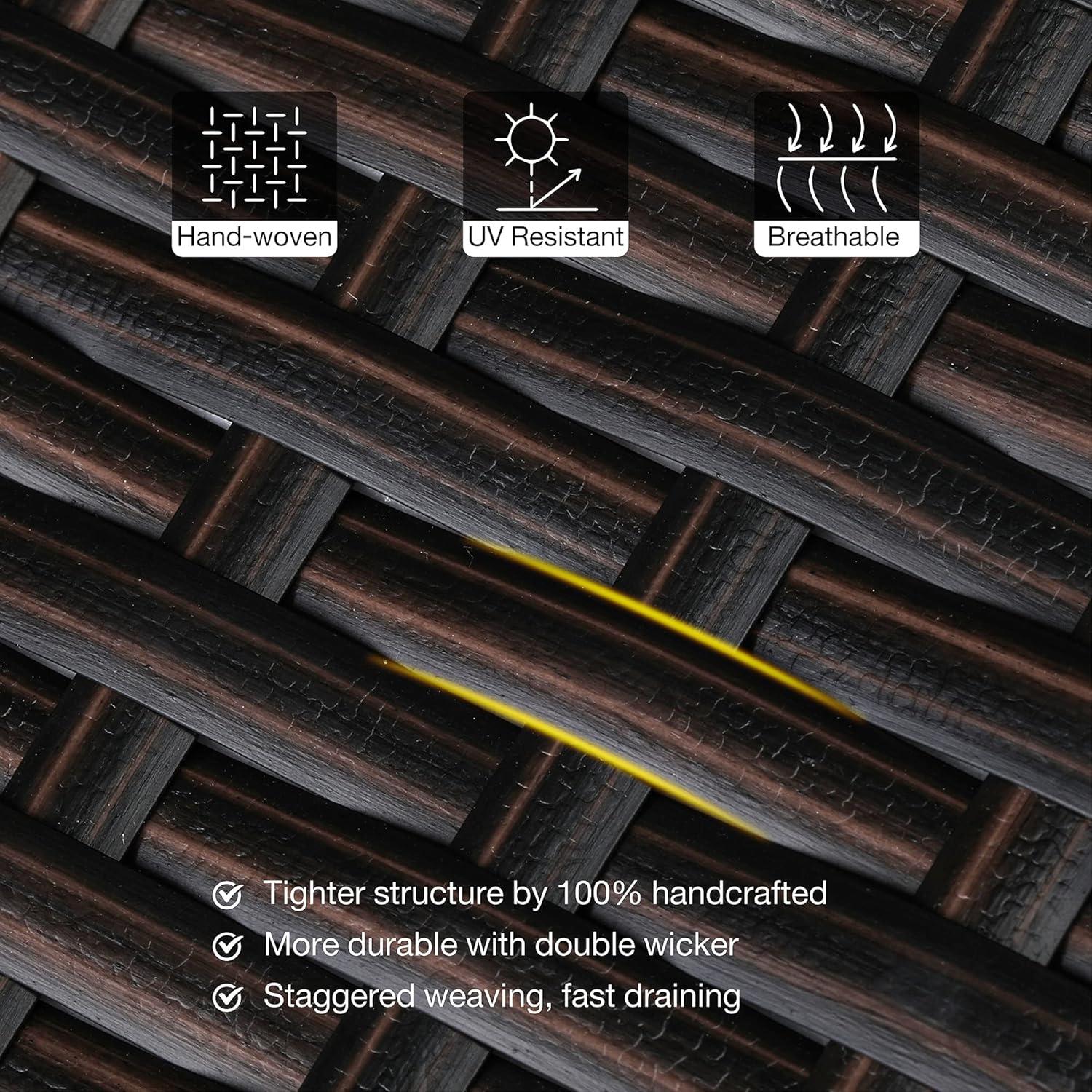 Transforming Outdoor Spaces with PHI VILLA's Elegant 9-Piece Dining Set