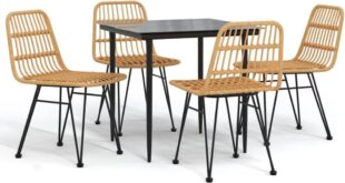 Transforming Outdoor Spaces With The Vidaxl 5 Piece Patio Set