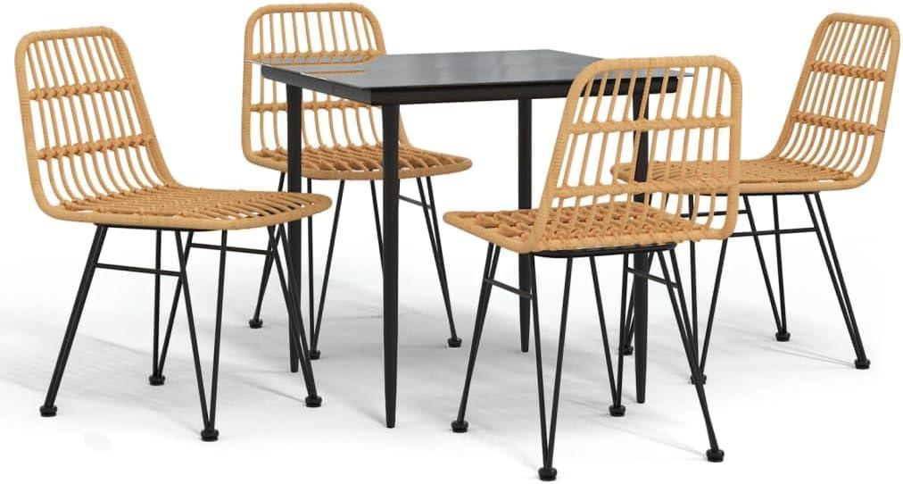 Transforming Outdoor Spaces With The Vidaxl 5 Piece Patio Set