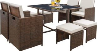 Transforming Outdoor Spaces With Tuoze Stylish Rattan Set