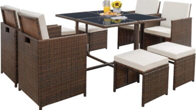 Transforming Outdoor Spaces With Tuoze Stylish Rattan Set