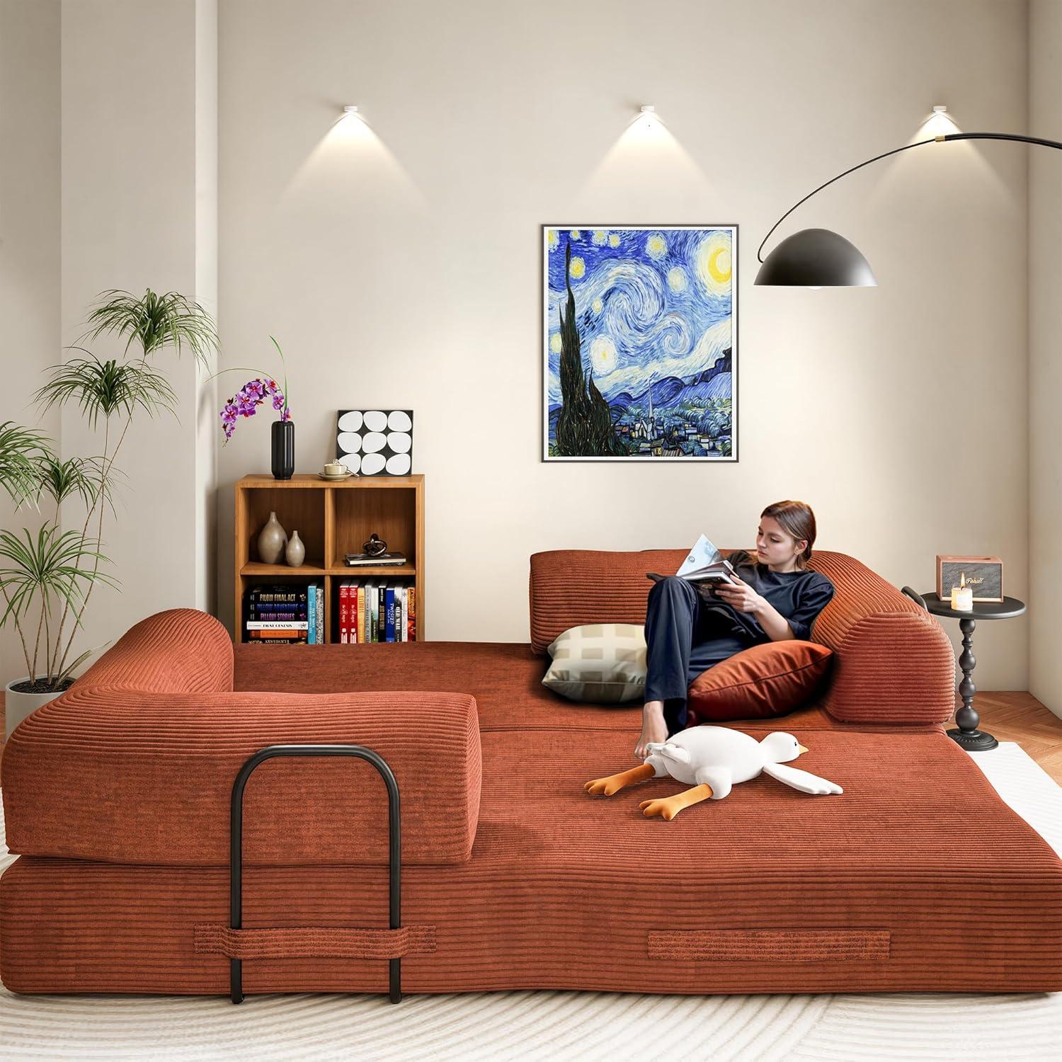 Transforming Small Spaces With A Vibrant And Versatile Sofa Bed