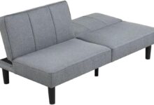 Transforming Spaces A Versatile Linen Sofa Lounger And Bed