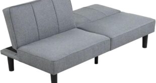 Transforming Spaces A Versatile Linen Sofa Lounger And Bed