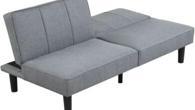 Transforming Spaces A Versatile Linen Sofa Lounger And Bed