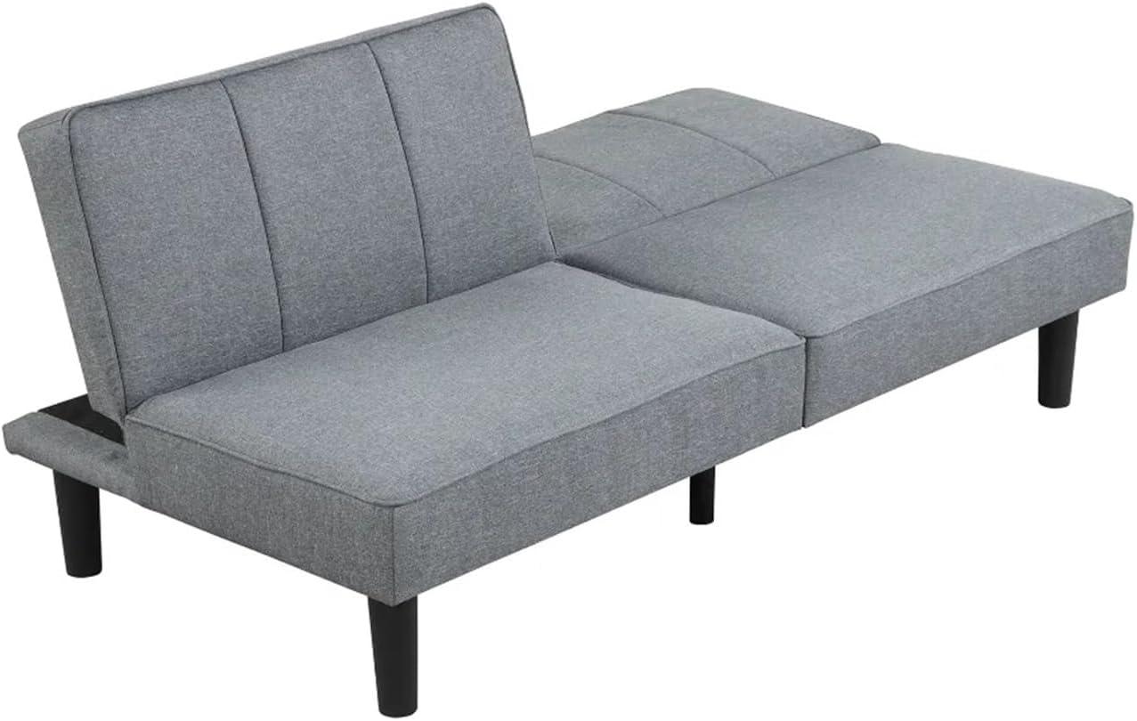 Transforming Spaces A Versatile Linen Sofa Lounger And Bed