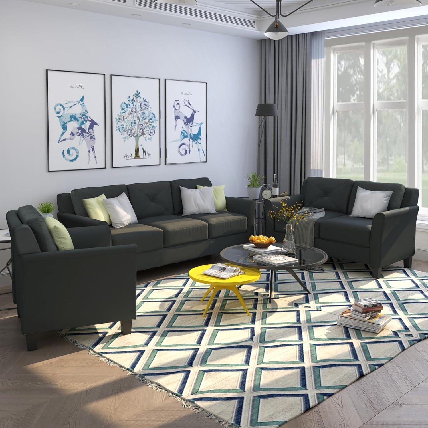 Transforming Spaces Exploring The Erye 3 Piece Sofa Set Comfort