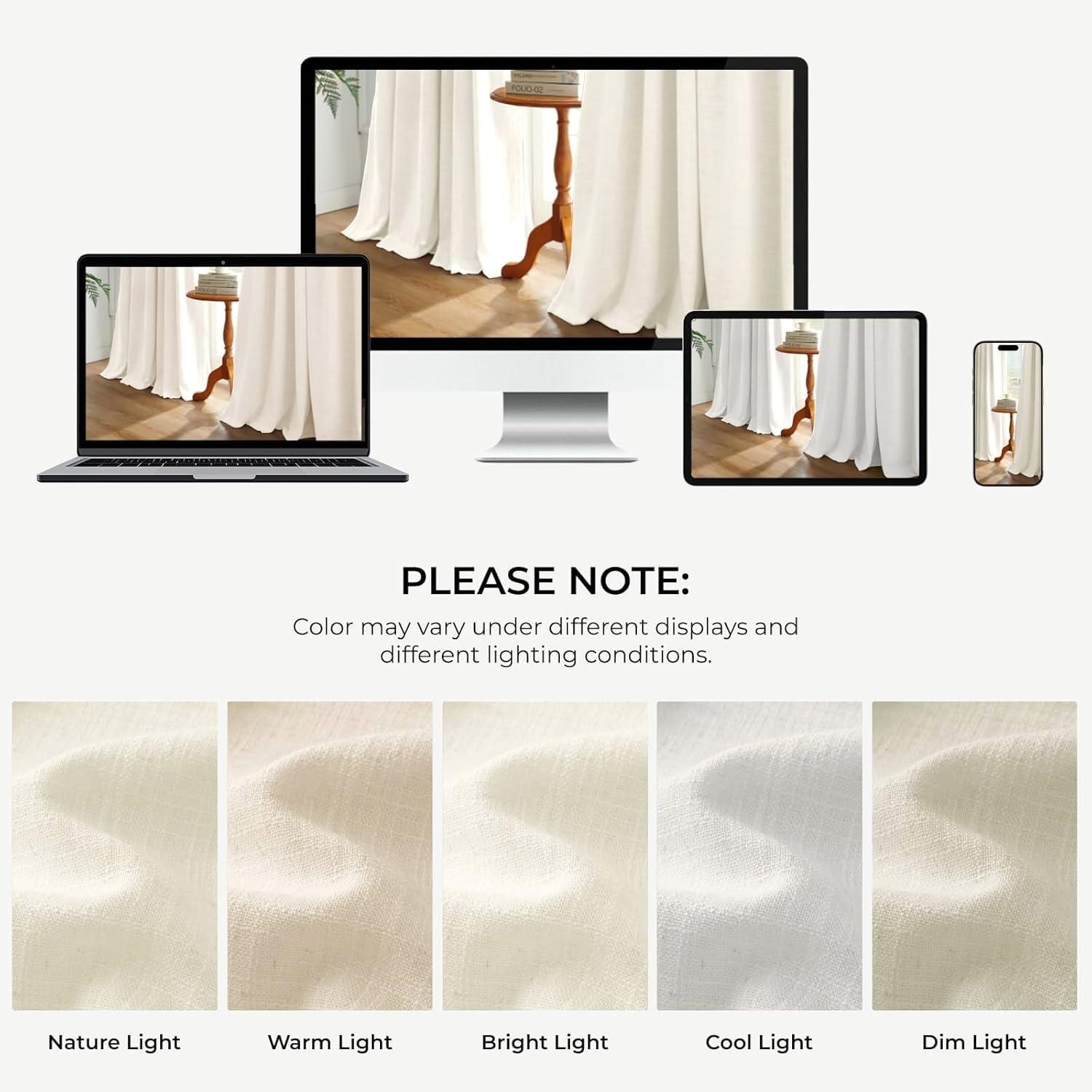 Transforming Spaces with INOVADAY's Elegant Linen Blackout Curtains