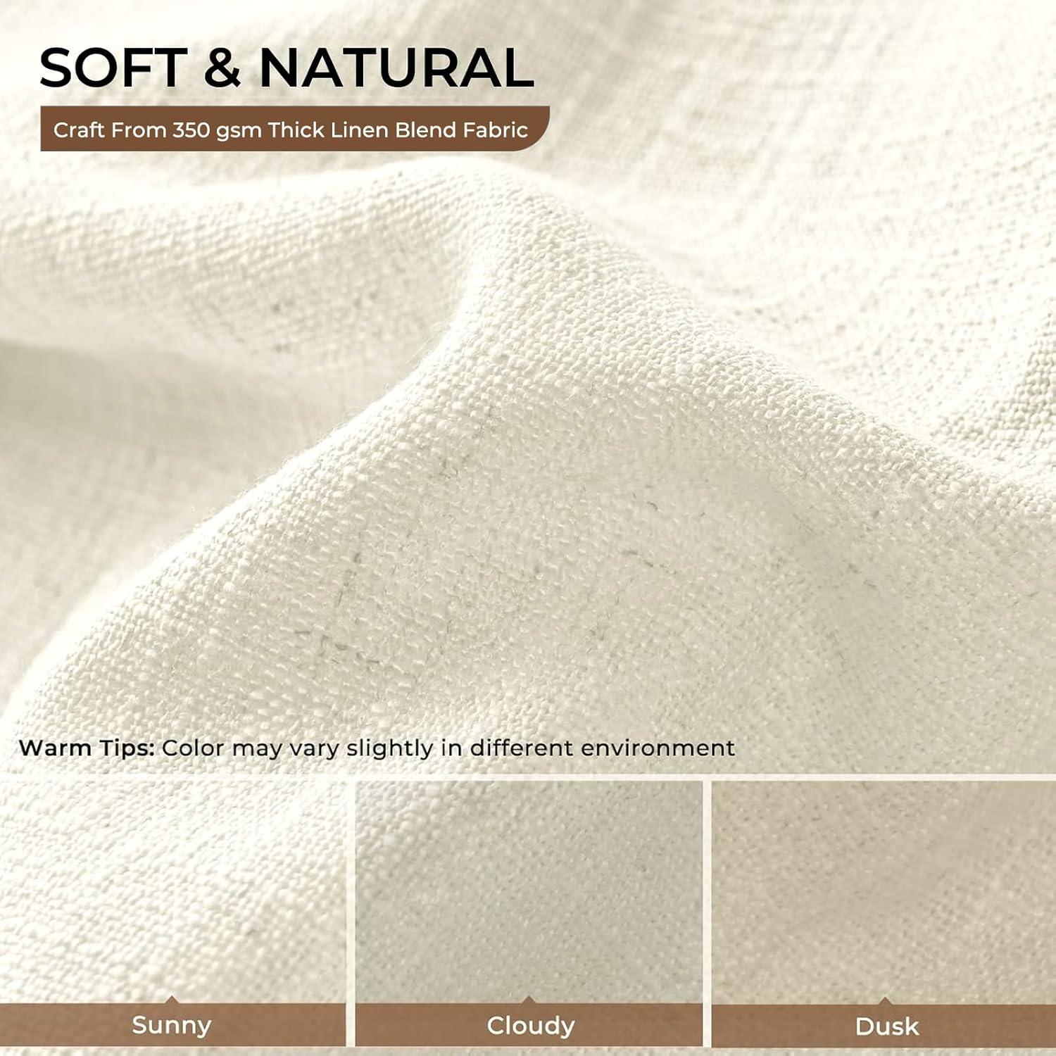 Transforming Spaces with INOVADAY's Elegant Linen Blackout Curtains