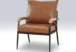 Tukailai Pu Leather Single Sofa Couch Fits Your Small Space