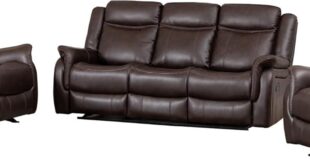 Unwinding In Style A Look At The 3 Piece Reclining Sofa Set