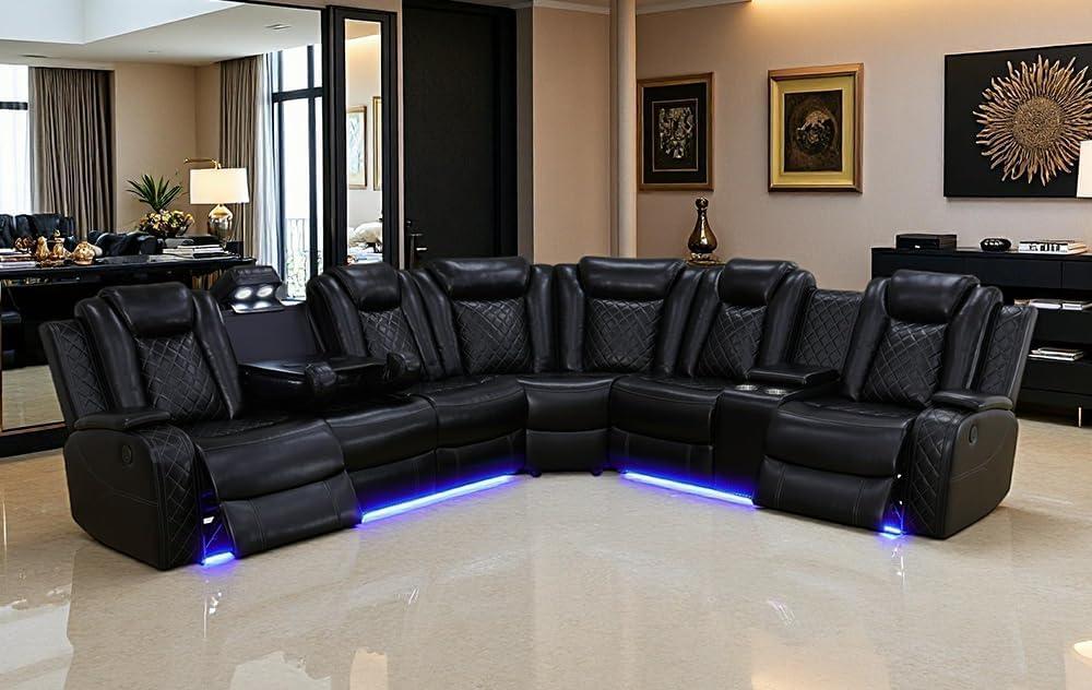 Unwinding In Style Exploring A Power Recliner Sofa Set With Smart Features