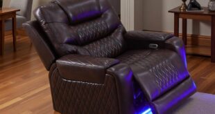 Unwinding In Style Exploring The Ainehome Led Recliner Sofa Set