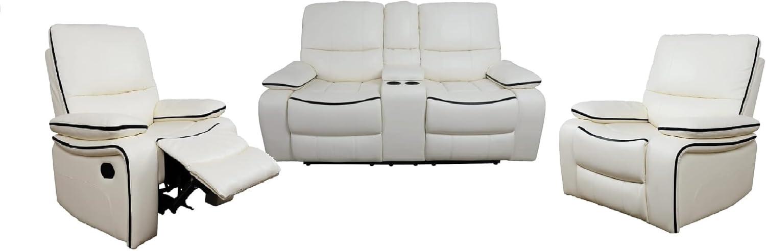 Unwinding In Style Exploring The Ivory White Reclining Set