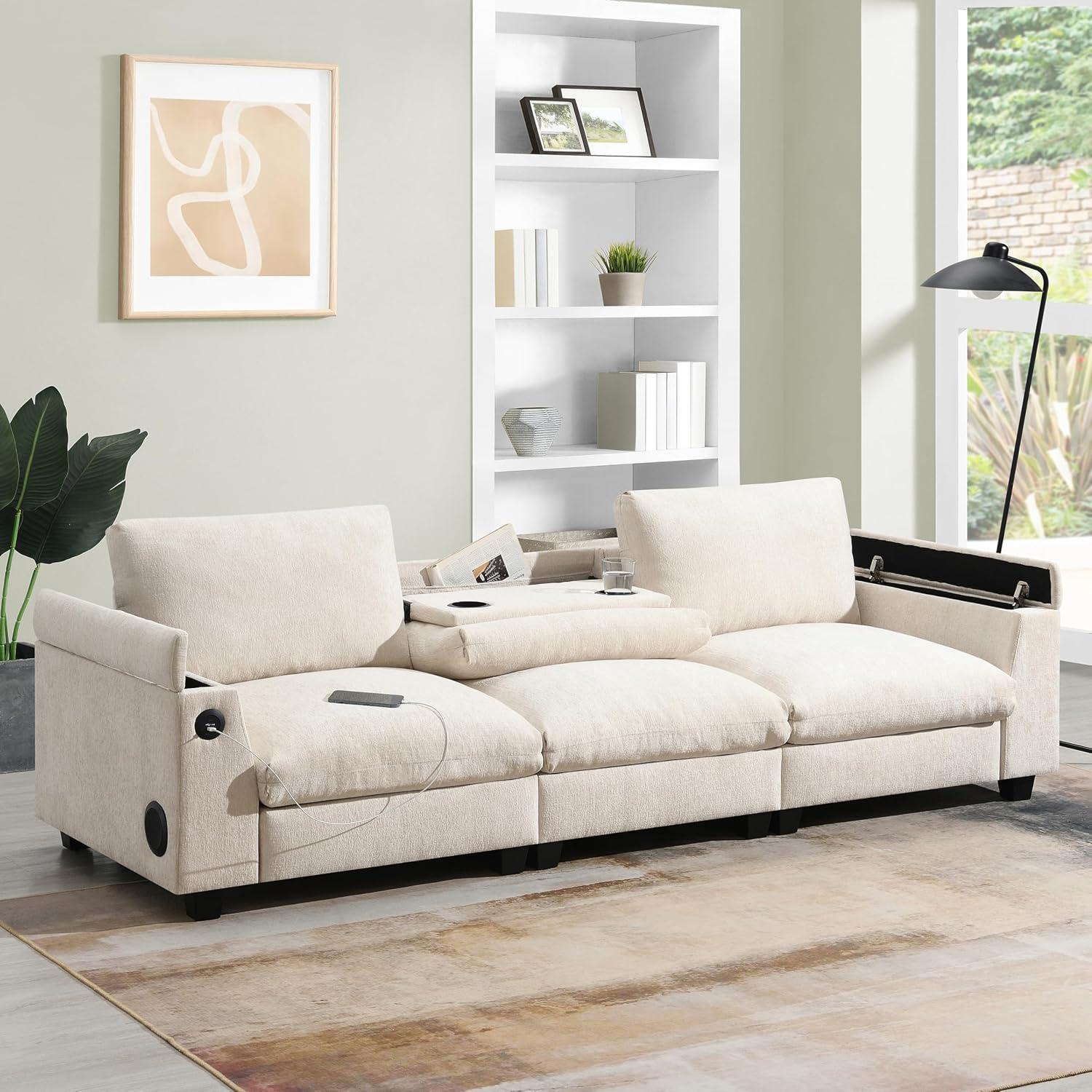 Unwinding In Style Exploring The Ultimate Bluetooth Chenille Sofa