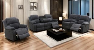 Unwinding Together Exploring The Grey Corduroy Recliner Sofa Set