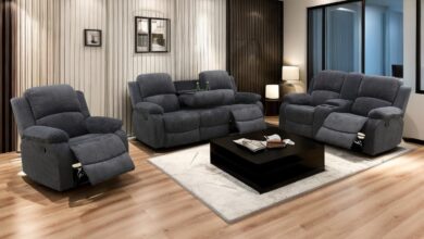 Unwinding Together Exploring The Grey Corduroy Recliner Sofa Set