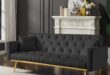 Velvet Futon Sofa Review Stylish Comfort Meets Smart Functionality